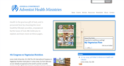 Desktop Screenshot of healthministries.com