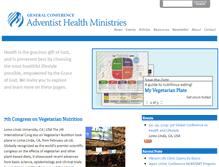 Tablet Screenshot of healthministries.com